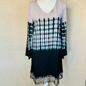 NWT Ya Green and Black TieDye Tunic/Dress